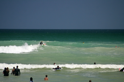Smooth floater at surfers corner