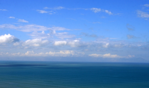 blue skies False Bay